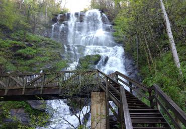 Half way down the falls